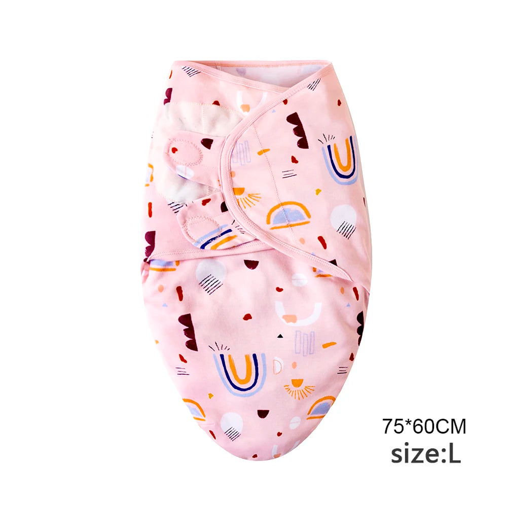 Baby Blanket Set with Hat, Soft Cute Baby Swaddle Wrap for Newborn 0-6 Months, Easy Wrapping, Christmas Halloween Thanksgiving Easter Gift, Multipurpose Comfy Bedding