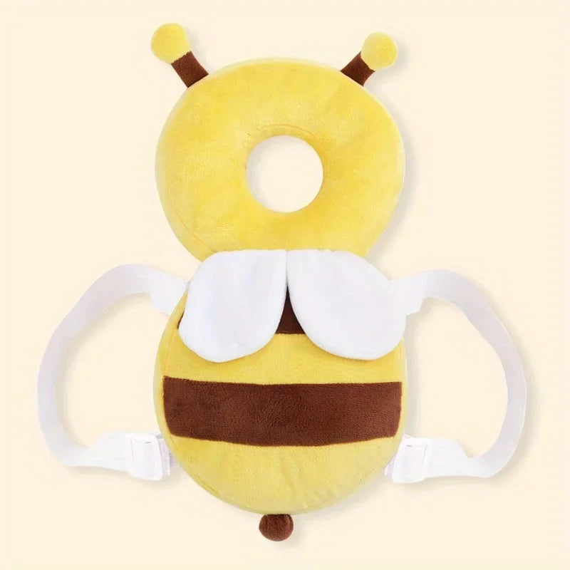 Baby Head Protector Cushion Backpack Harness for Walking & Crawling, Cute Christmas Elements, Unisex, Adjustable Toddler Safety Pad
